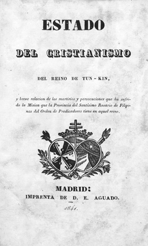 Lot 63, Auction  126, Vietnam, Estado del cristinismo del reino de Tun-Kin