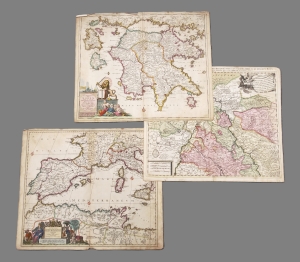 Los 94 - Danckerts, Justus - Sammlung von 54 grenzkolorierten Kupferstichkarten - 1 - thumb