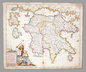 Los 94 - Danckerts, Justus - Sammlung von 54 grenzkolorierten Kupferstichkarten - 0 - thumb