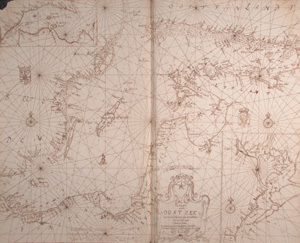 Los 136 - Ostsee - Abzeichnung der Kupferstichkarte "Pascaerte vande Oost Zee: van't Eylandt Ruygen von Bornholm tot aen Wyborgh" von Johannes van Loon - 0 - thumb