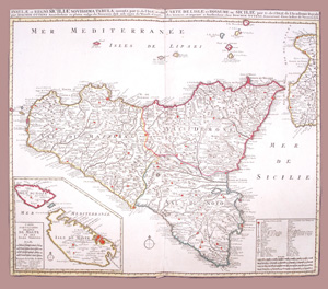 Los 137 - Ottens, Joachim - Insulae et Regni Siciliae Novissima Tabula - 0 - thumb