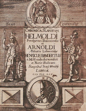 Lot 181, Auction  126, Helmold von Bosau und Arnold von Lübeck, Chronica Slavorum