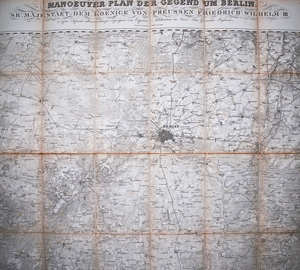 Los 209 - Brose, Karl Heinrich - Manoeuver Plan der Gegend um Berlin - 1 - thumb