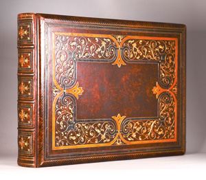 Lot 517, Auction  126, Non-Book, Moderner, floraler Intrasieneinband