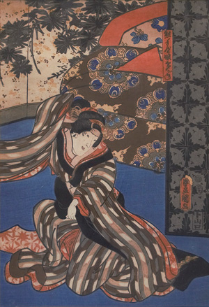 Lot 650, Auction  126, Kunisada, Utagawa, 2 Yakusha-e Farbholzschnitte