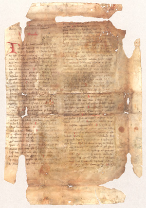 Lot 1002, Auction  126, Biblia latina Fragment, Lateinische Handschrift auf Pergament. Wohl Frankreich Ende 13. Jahrhunderts. 