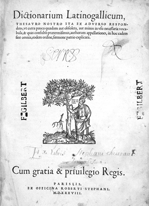 Lot 1128, Auction  126, Estienne, Robert, Dictionarium Latinogallicum