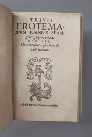 Los 1193 - Spangenberg, Johannes - Trivii erotematum  - 3 - thumb