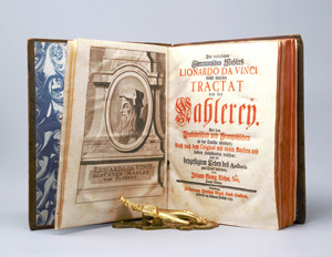 Los 1250 - Leonardo da Vinci - Tractat von der Mahlerey. Nürnberg, Weigel, 1747. - Zweite deutsche Ausgabe - 0 - thumb