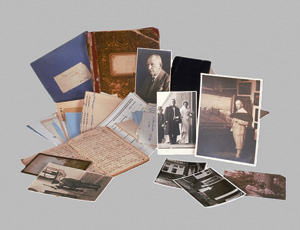 Lot 1272, Auction  126, Strützel, Otto, Teilnachlass des Malers, bestehend aus handschriftlichen Aufzeichnungen, Fotoabzügen, Kunstpostkarten, diversen Inventarlisten, masch.-schriftlichen Briefen, Einladungen, Belegen etc.