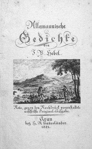 Lot 2047, Auction  126, Hebel, Johann Peter, Gedichte für Freunde ländlicher Natur und Sitten