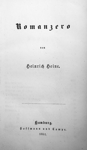 Lot 2049, Auction  126, Heine, Heinrich, Romanzero
