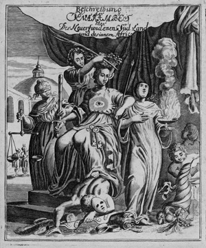 Lot 2116, Auction  126, Vairasse d'Ailliers, Denis, Historie der neu-gefundenen Völcker Severambes