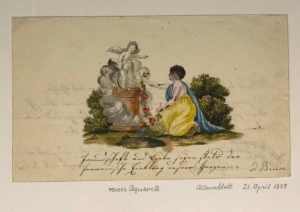 Los 2148 - Sammlung von Billets, Kupferstichen - und Zeichnungen des 18.-19. Jahrhunderts - 3 - thumb