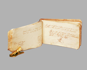 Lot 2543, Auction  126, Stammbuch, des Studenten Wever in Halle (Saale). 1795-1837 