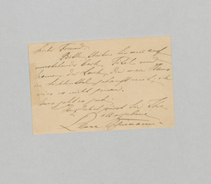 Los 2634 - Schumann, Clara - Postkarte nach Baden-Baden. 1889 - 0 - thumb