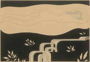 Los 3001 - Aktdarstellungen - Konvolut von 13 Originalgraphiken (Lithographien, Radierungen, Holzschnitte etc) sowie 4 Zeichnungen. 1916-1971 - 2 - thumb