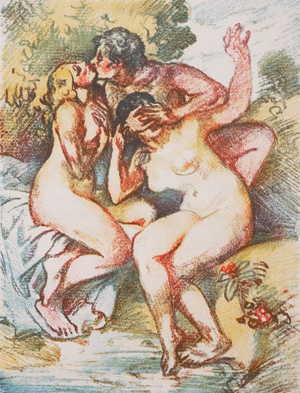 Lot 3026, Auction  126, Bethge, Hans, Die indische Harfe