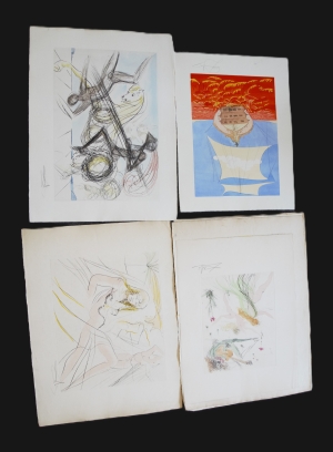 Los 3053 - Dali, Salvador - 29 kolorierte und pochoir-kolorierte Original-Kaltnadelradierungen auf Arches-Velin - 4 - thumb