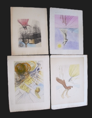 Los 3053 - Dali, Salvador - 29 kolorierte und pochoir-kolorierte Original-Kaltnadelradierungen auf Arches-Velin - 5 - thumb