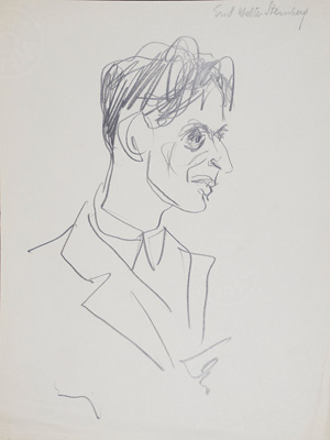 Lot 3077, Auction  126, Dolbin, Benedikt Fred, Portrait von Erich Walter Sternberg