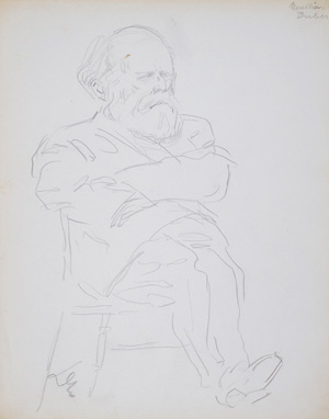 Lot 3082, Auction  126, Dolbin, Benedikt Fred, Portrait von Martin Buber