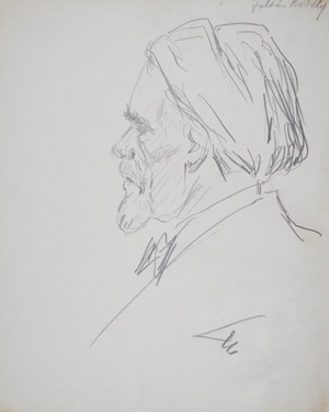 Lot 3084, Auction  126, Dolbin, Benedikt Fred, Portrait von Zoltan Kodaly