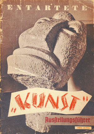 Lot 3100, Auction  126, Entartete Kunst, Führer durch die Ausstellung. Berlin 1937