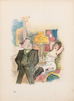 Grosz, George, Ecce Homo. Sechzehn Aquarelle. Berlin, Malik, 1923