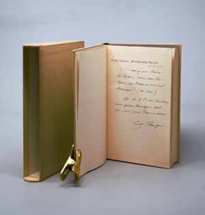 Lot 3199, Auction  126, Jünger, Ernst, Afrikanische Spiele. Hamburg 1937. - Widmungsexemplar. - Aus der Sammlung von de Coudres