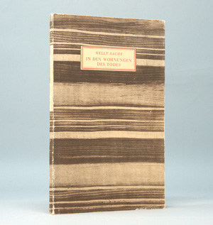 Lot 3352, Auction  126, Sachs, Nelly, In den Wohnungen des Todes. Berlin 