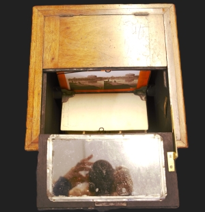 Los 3429 - Le Taxiphote - Tisch-Stereobetrachter - Stereobetrachter mit Nussbaumkorpus mit zwei Okularen - 13 - thumb