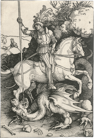 Lot 5105, Auction  126, Dürer, Albrecht, Der hl. Georg zu Pferd