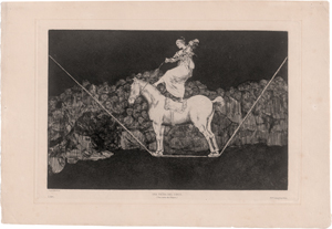 Los 5296 - Goya, Francisco de - Una Reina del Circo (Disparate Puntual) - 0 - thumb