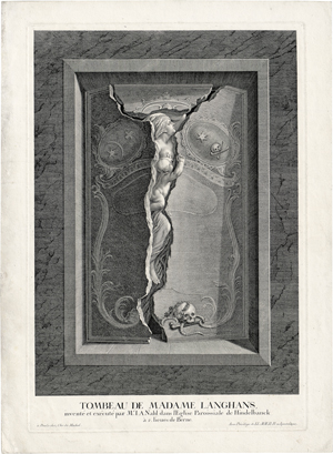 Lot 5307, Auction  126, Mechel, Christian von, Tombeau de Madame Langhans