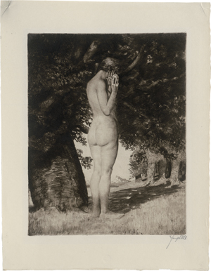 Los 5468 - Uhl, Joseph - Eva am Baum der Erkenntnis - 0 - thumb