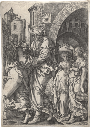 Los 5480 - Aldegrever, Heinrich - Lot und seine Töchter auf der Flucht - 0 - thumb