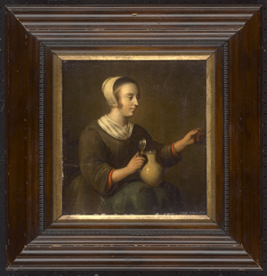 Los 6024 - Metsu, Gabriel - Schule - Junge Frau mit Wasserkrug - 1 - thumb