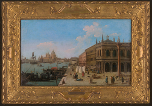 Los 6034 - Bison, Giuseppe Bernardino - Blick von der Piazzetta auf den Canale Grande und Santa Maria della Salute - 1 - thumb
