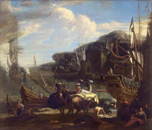 Lot 6036, Auction  126, Minderhout, Hendrik van, Orientalischer Seehafen