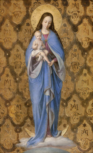 Lot 6076, Auction  126, Ittenbach, Franz - zugeschrieben, Mondsichelmadonna mit Kind