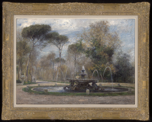 Los 6139 - Merker, Max - Brunnen im Park der Villa Borghese - 1 - thumb