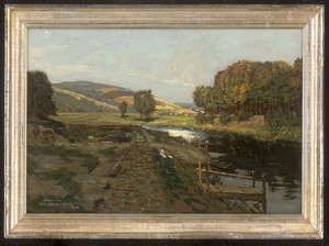 Los 6156 - Kampf, Eugen - Flandrische Dorfstraße im Herbst - 4 - thumb