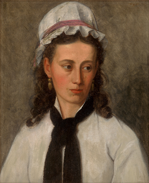 Lot 6160, Auction  126, Ilsted, Peter, Bildnis einer jungen Frau mit Haube