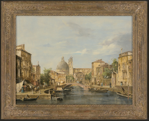 Los 6229 - Pallmann, Peter Götz - Seitenkanal in Venedig mit Blick auf die Kuppel von Santa Maria della Salute - 1 - thumb