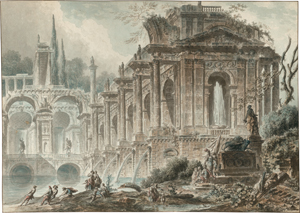 Lot 6579, Auction  126, Pernet, Jacques-Henry-Alexandre, Zwei Ruinencappriccios