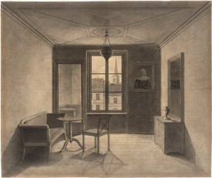 Lot 6632, Auction  126, Kersting, Georg Friedrich, Interieur mit Fensterausblick