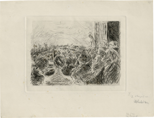 Lot 7031, Auction  126, Liebermann, Max, Das Konzert