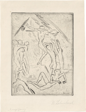 Lot 7046, Auction  126, Lehmbruck, Wilhelm, Kreuzigung