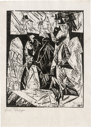 Lot 7060, Auction  126, Feininger, Lyonel, Spaziergänger